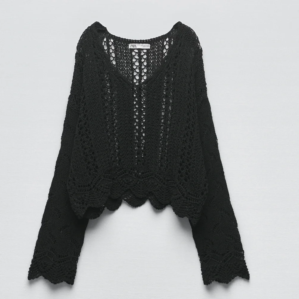NWT Zara oversized open knit sweater - Picture 8 of 10